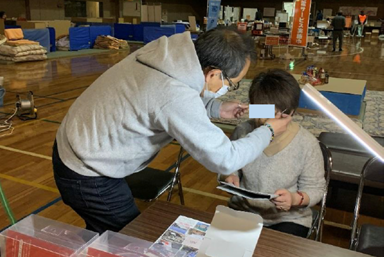 長野県：長野運動公園避難所